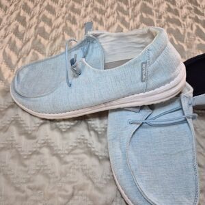 Hey Dude Sky Blue Loafers